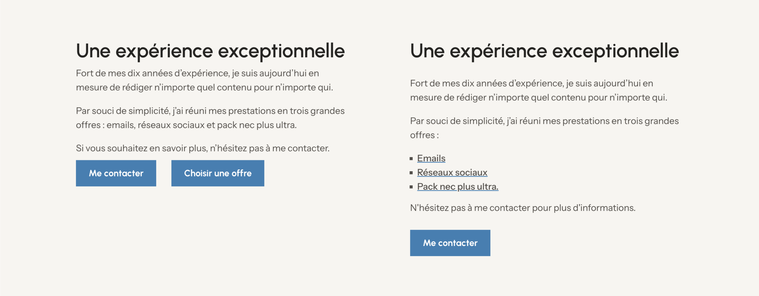 Poids visuel webdesign