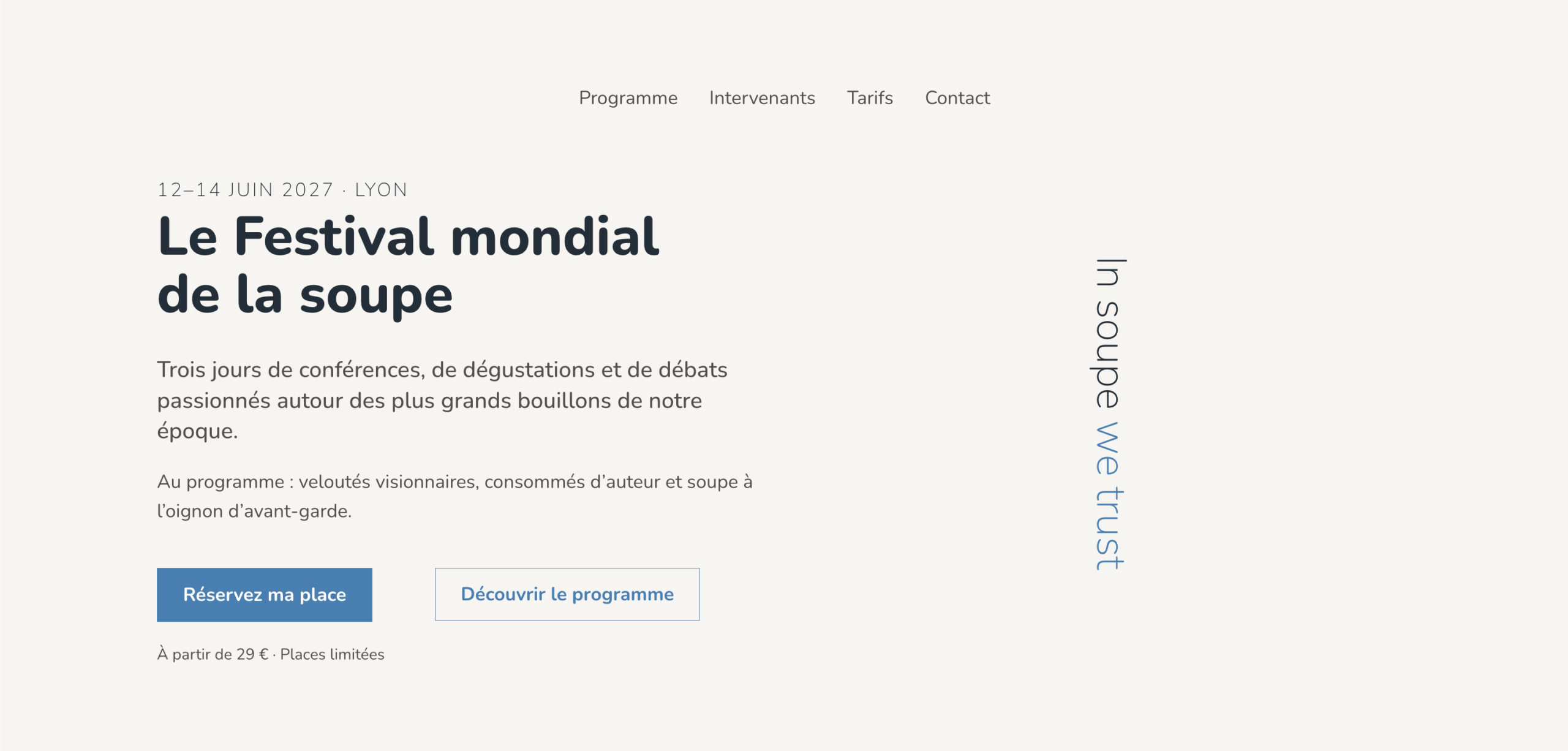 Exemple d’interface utilisant une seule famille typographique avec plusieurs tailles et graisses